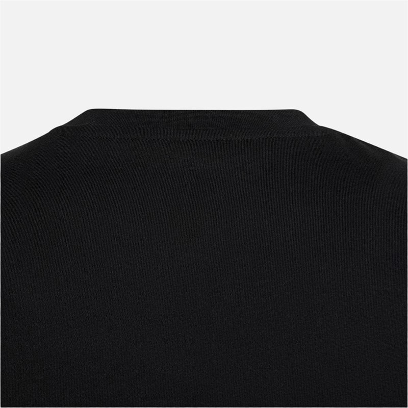 adidas Herre Badge Of Sport Logo T-shirt Sort - Billede 4