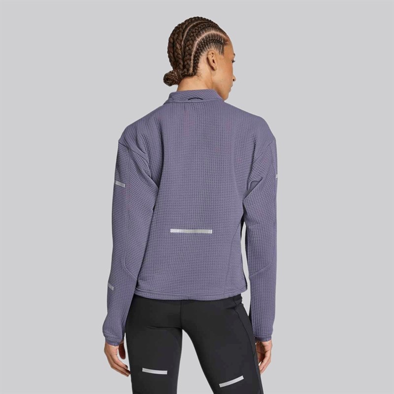 adidas Dame Adi365 Climacool+ Løbe Rund hals Sweatshirt Preloved Violet - Billede 2