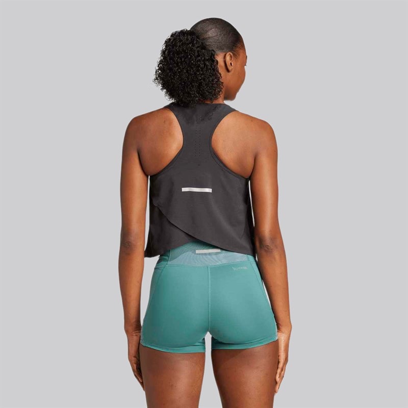 adidas Dame Adi365 Climacool+ Løb Crop Top Sort - Billede 2