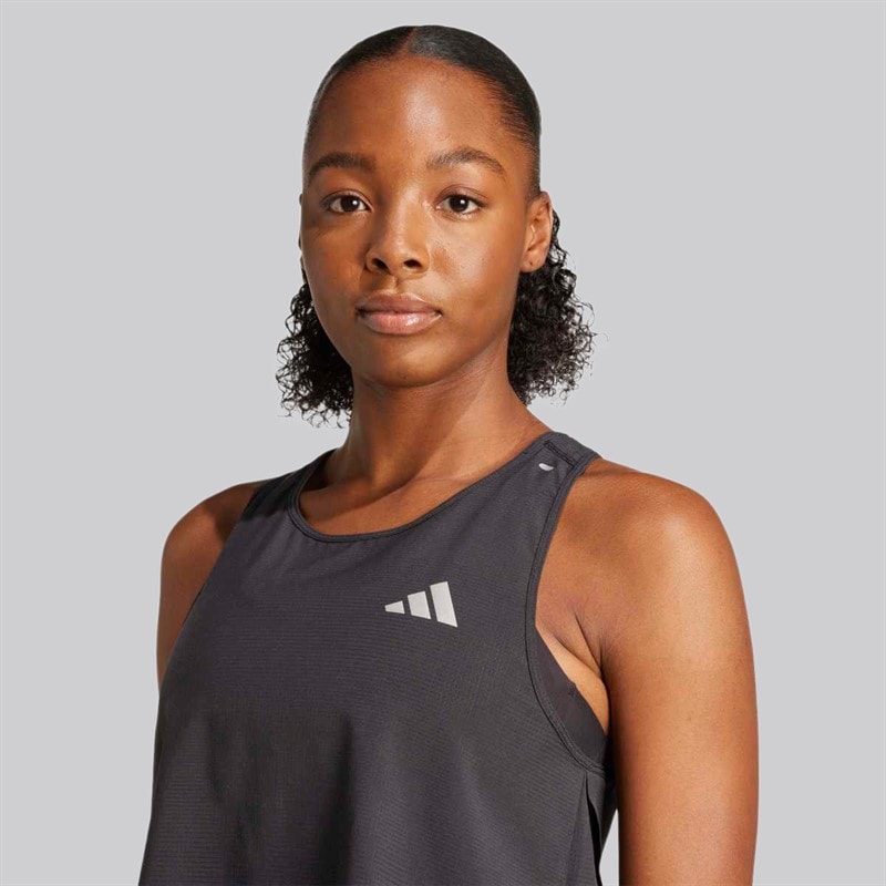 adidas Dame Adi365 Climacool+ Løb Crop Top Sort - Billede 3