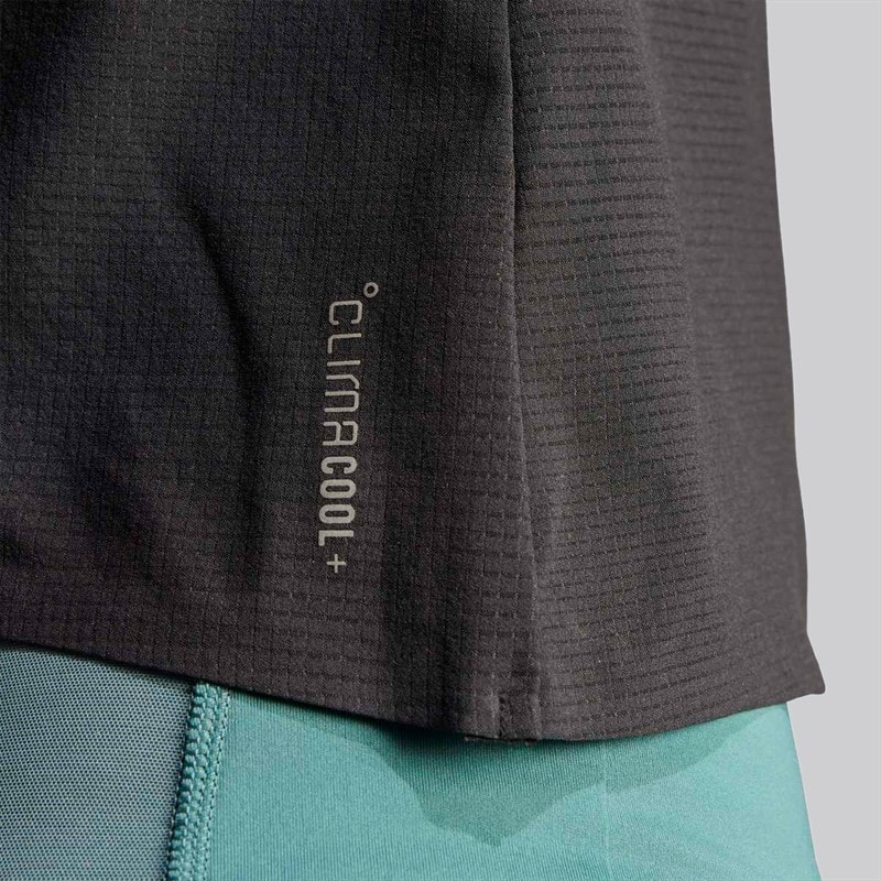 adidas Dame Adi365 Climacool+ Løb Crop Top Sort - Billede 4