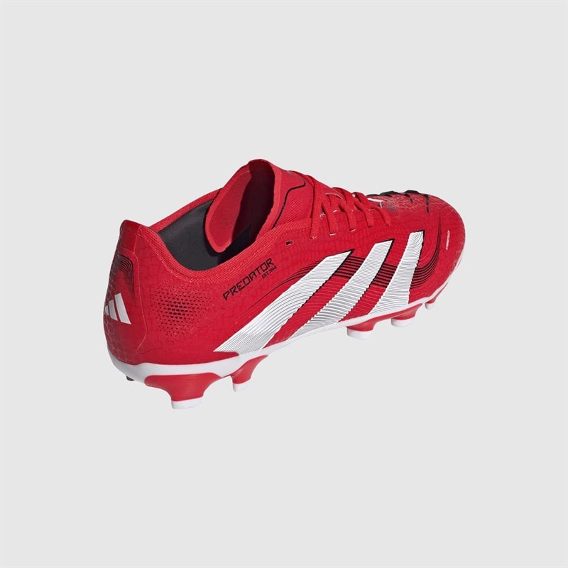 adidas Herre Predator Pro MG Multi Ground Fodboldstøvler Lucid Red/Cloud White/Core Black - Billede 3