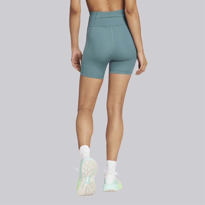 adidas Kvindernes Own The Run Løbe Tætsiddende Korte Leggings Preloved Teal - Billede 2