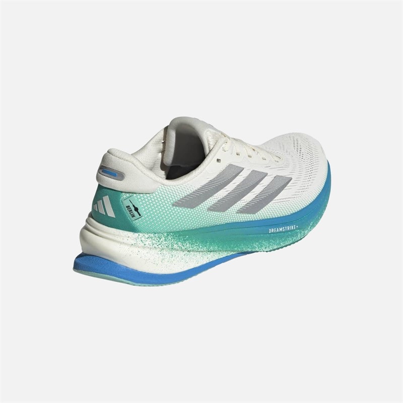 adidas Dame Supernova Rise 2 Neutrale Løbesko Chalk White/Silver Metallic/Glory Green - Billede 3