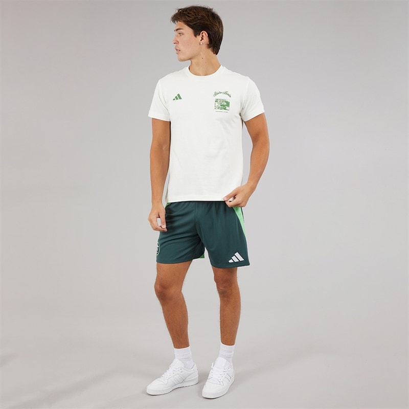 adidas Herre Berlin Snack Grafisk T-shirt Off White - Billede 4