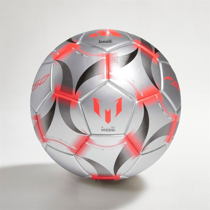 adidas Herre Messi Mini Fodbold Iron Metallic/Hvid/Sort