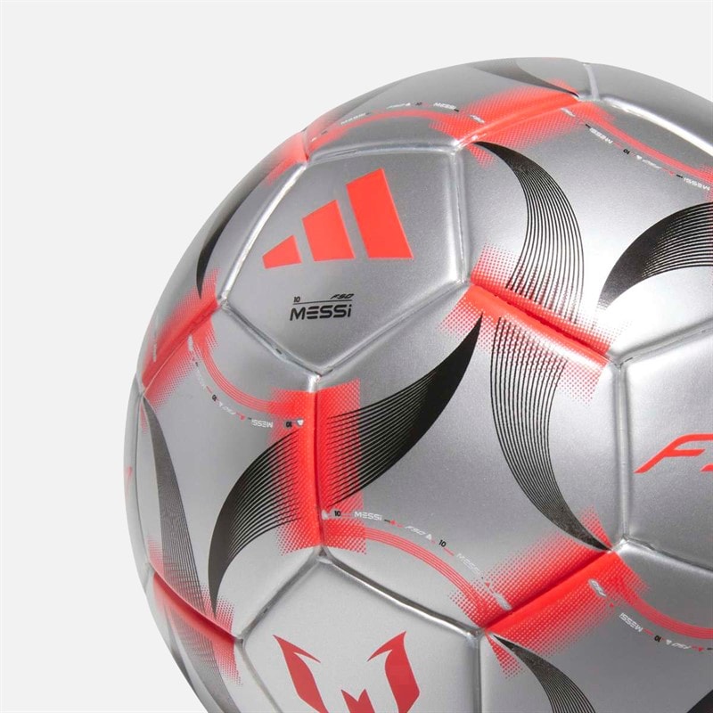 adidas Herre Messi Mini Fodbold Iron Metallic/Hvid/Sort - Billede 3