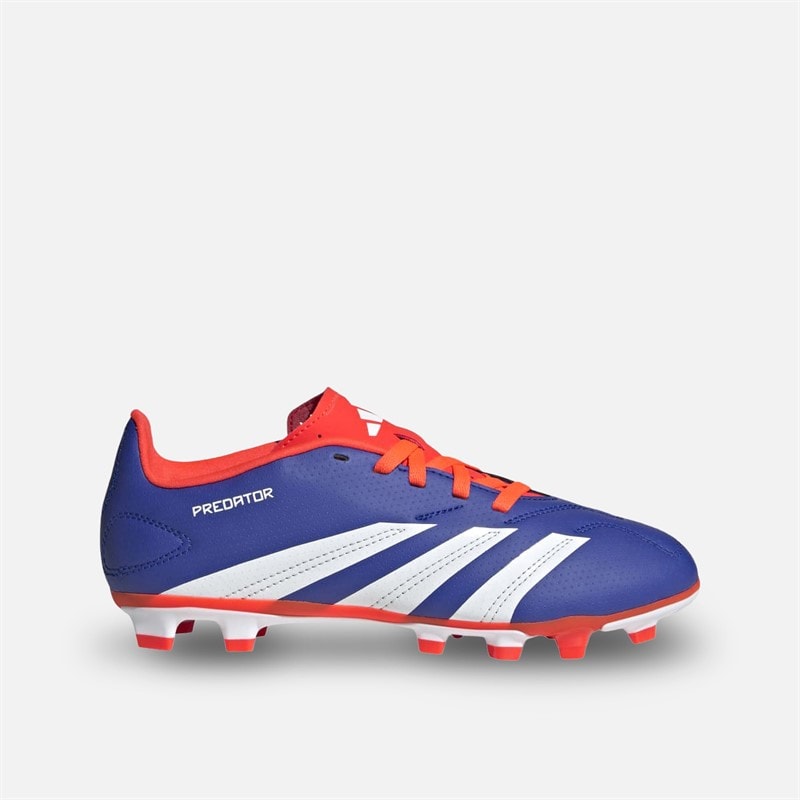 adidas Børn Predator Club Advancement Pack FXG Fast Greb/Multi Greb Fodboldstøvler Lucid Blue/Core White/Solar Red