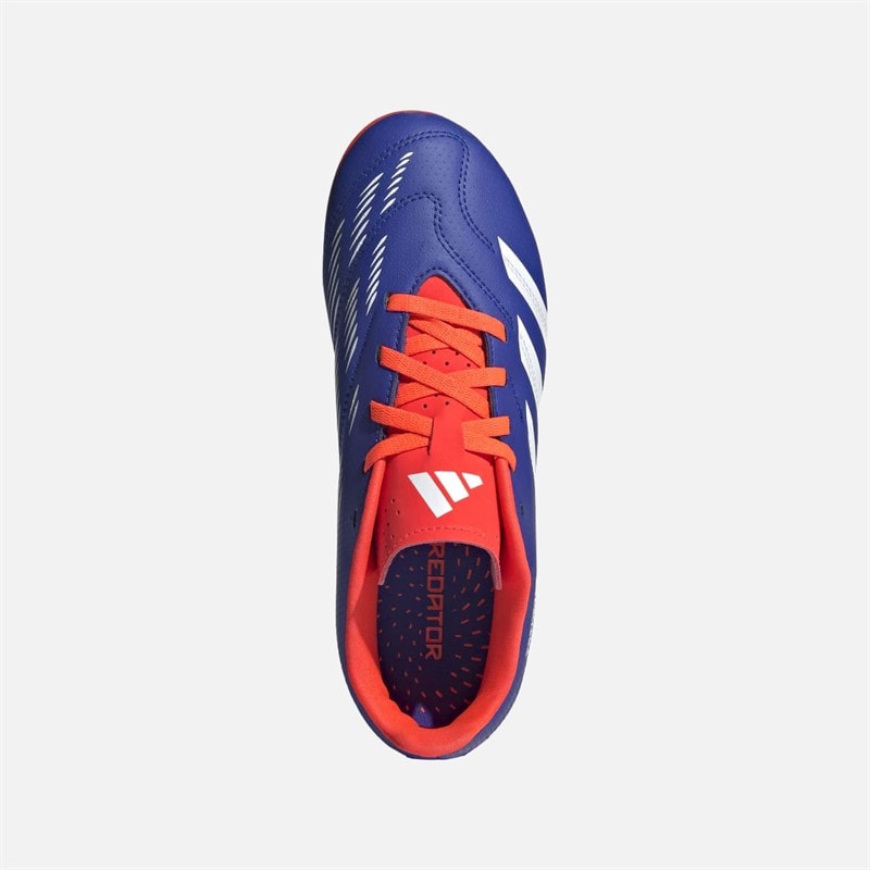 adidas Børn Predator Club Advancement Pack FXG Fast Greb/Multi Greb Fodboldstøvler Lucid Blue/Core White/Solar Red - Billede 4