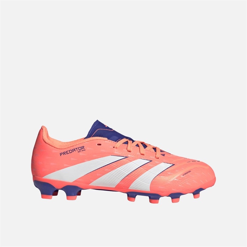 adidas Børne Predator League MG Multi Ground Fodboldstøvler Signal Coral/Cloud White/Beam Orange