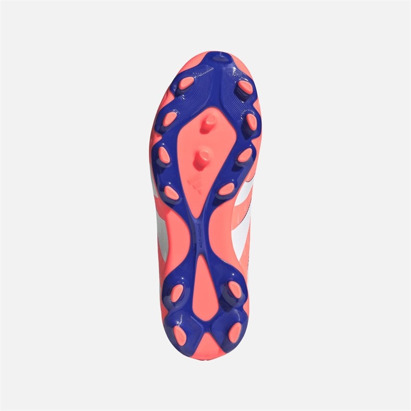 adidas Børne Predator League MG Multi Ground Fodboldstøvler Signal Coral/Cloud White/Beam Orange - Billede 2