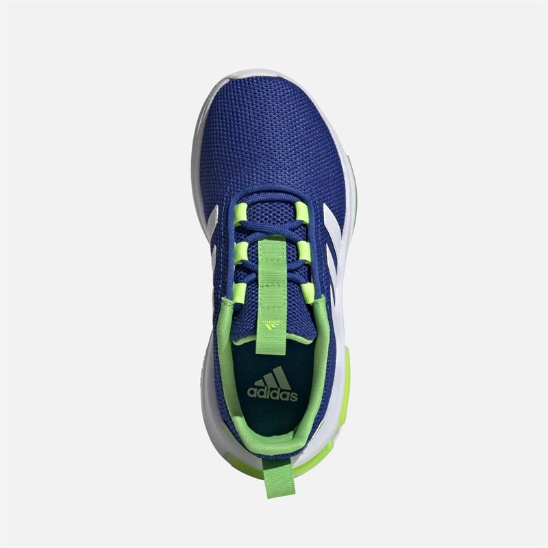 adidas Børne Racer TR23 Træningssko Royal Blue/Footwear White/Lucid Lime - Billede 4
