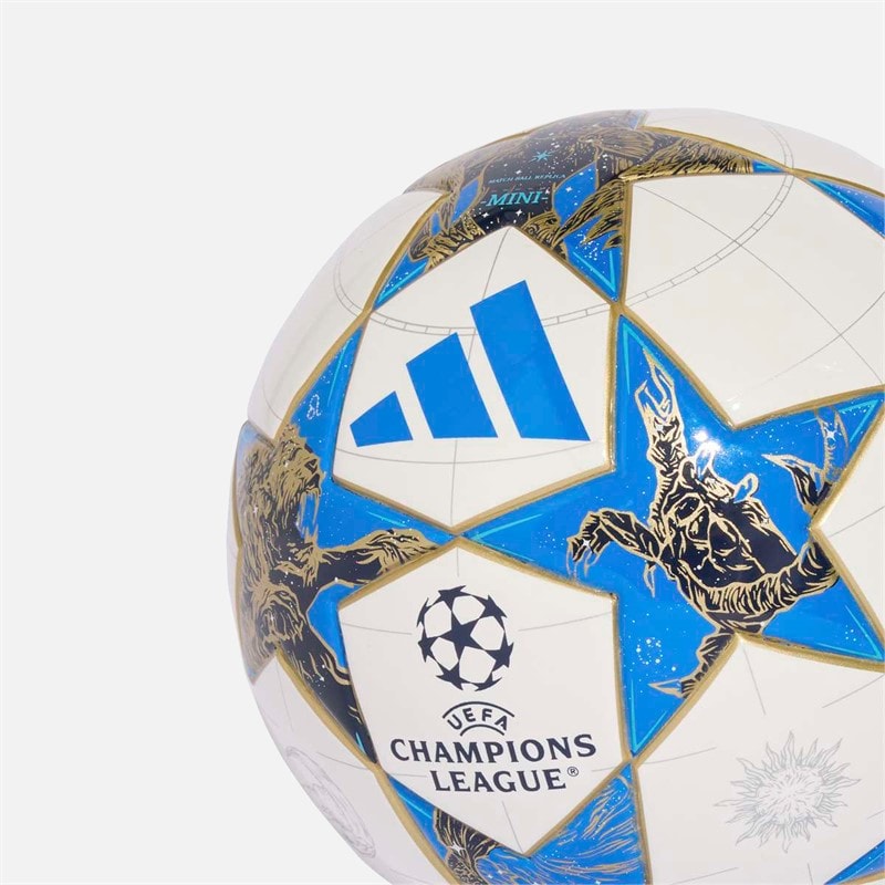 adidas Herre UEFA Champions League Mini Bold Hvid/Dark Blue/Pantone/Gold Metallic - Billede 3
