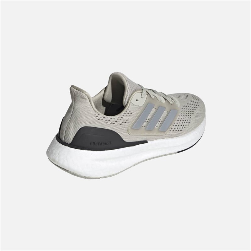 adidas Herre Pureboost 23 Neutrale Løbesko Putty Grey/Silver Metallic/Core Black - Billede 3