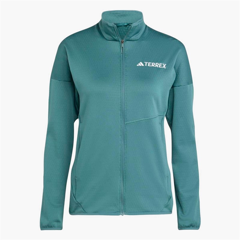 adidas Dame Terrex Xperior Climawarm Let Fleece Jakke Preloved Teal