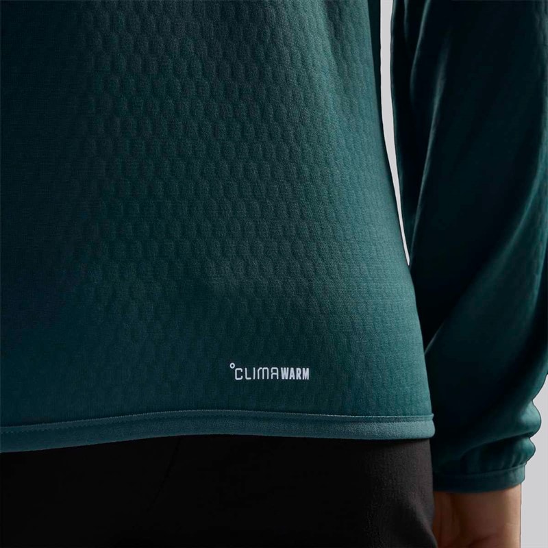 adidas Dame Terrex Xperior Climawarm Let Fleece Jakke Preloved Teal - Billede 4