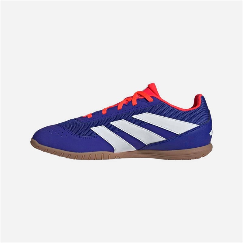 adidas Herre Predator Club IN Indendørs Sala Fodboldstøvler Cloud White/Lucid Blue/Solar Red - Billede 5