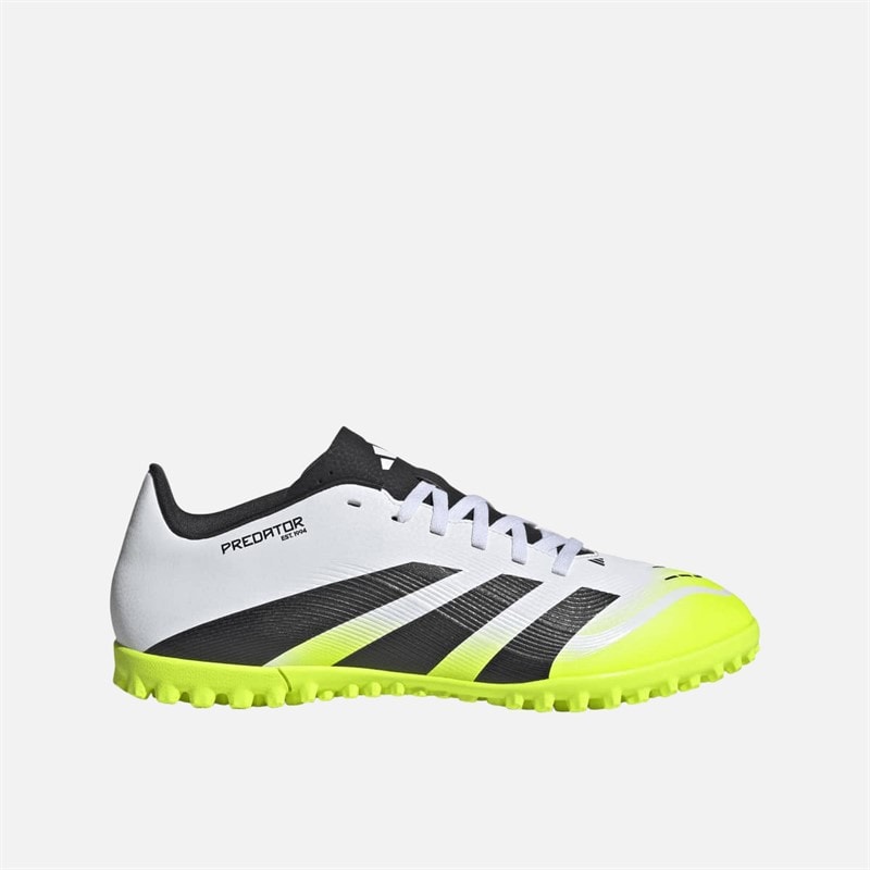 adidas Herre Predator Club TF Astro Fodboldstøvler Cloud White/Core Black/Lucid Lemon