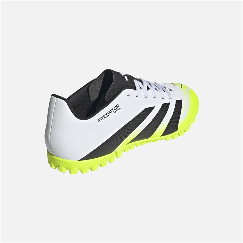 adidas Herre Predator Club TF Astro Fodboldstøvler Cloud White/Core Black/Lucid Lemon - Billede 3