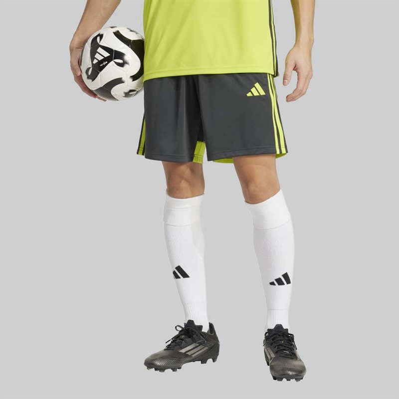 adidas Herre Tiro 25 Essentials Shorts Carbon/Semi Solar Yellow