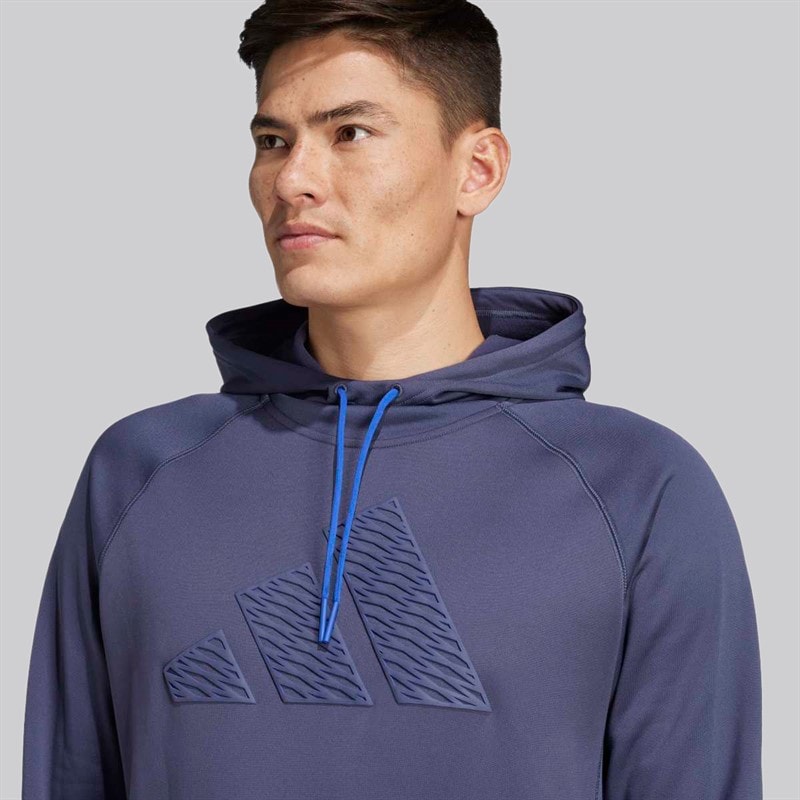 adidas Herre Træningshættetrøje Game And Go Shadow Navy - Billede 3