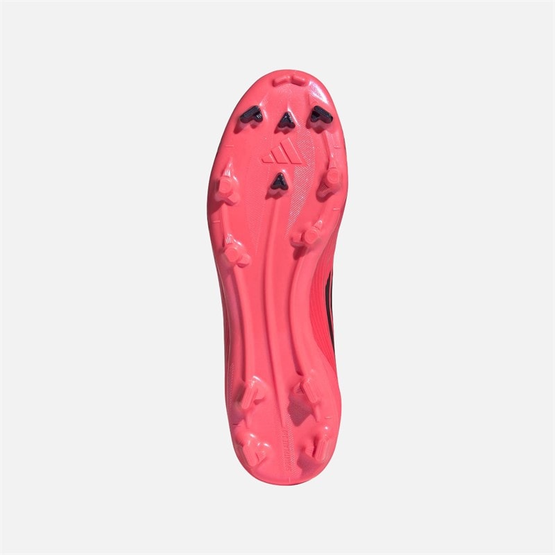 adidas Herre F50 League Mid Vivid Horizon Pakke FG/MG Fast bund/Multi bund Fodboldstøvler Turbo Pink/Aurora Black/Platinum Metallic Turbo (Pink)/Aurora Black/Platinum Metallic - Billede 2
