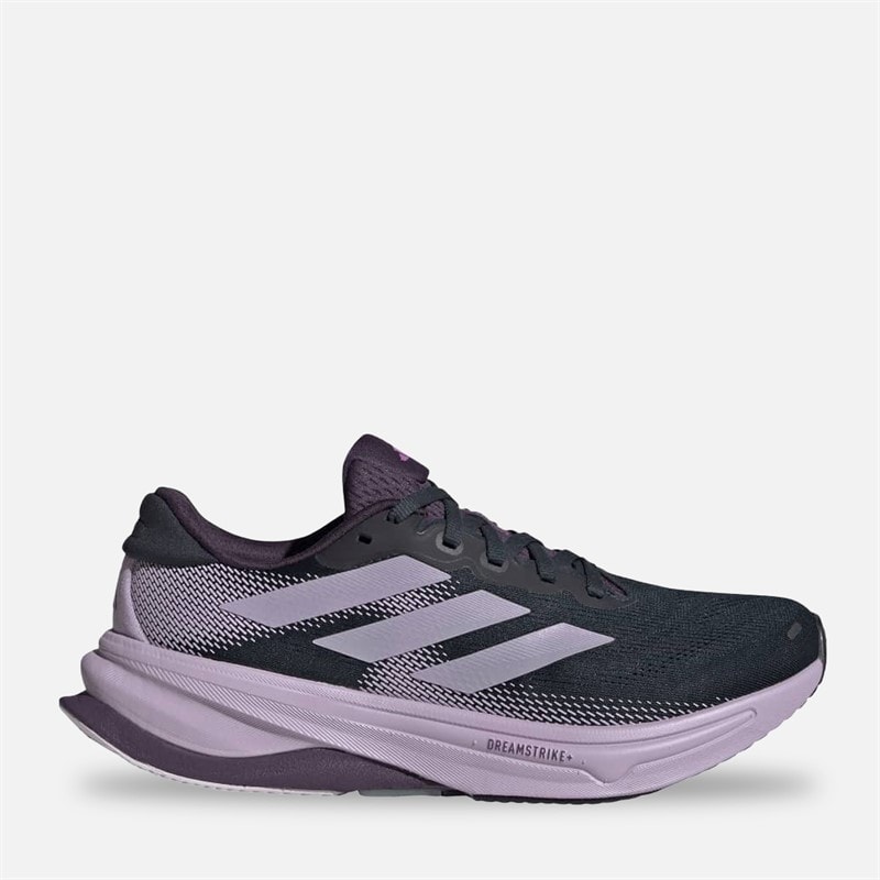 adidas Dame Supernova Solution 2 Stabilitets Løbesko Aurora Ink/Power Plum/Aurora Plum
