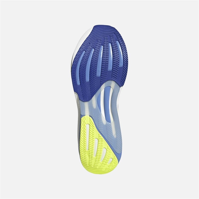 adidas Herre Supernova Rise 2 Neutrale Løbesko Lucid Blue/Hi-Res Yellow/Blue Fusion - Billede 2