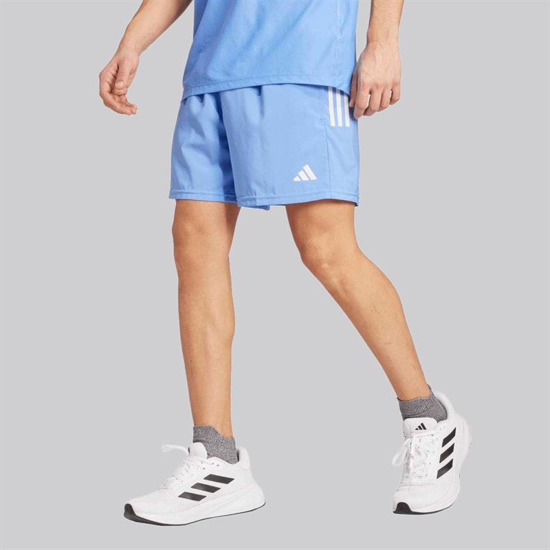 adidas Herre Own The Run Løbeshorts Blue Fushion