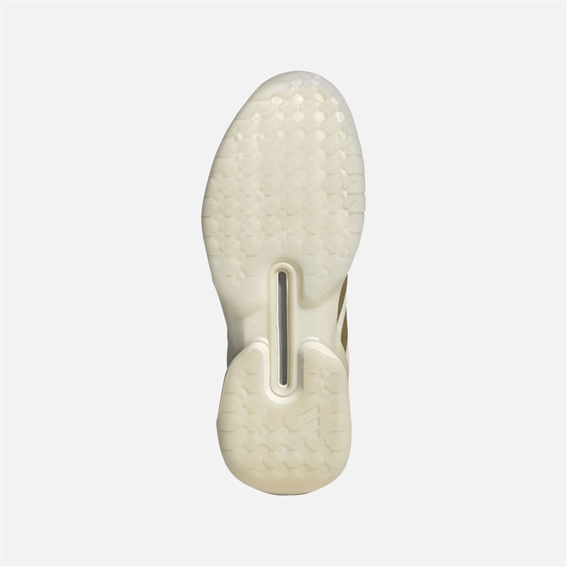 adidas Damesko Courterblast Adizero indendørs bane sko Off White/Gold Metallic/Crystal Sand - Billede 2