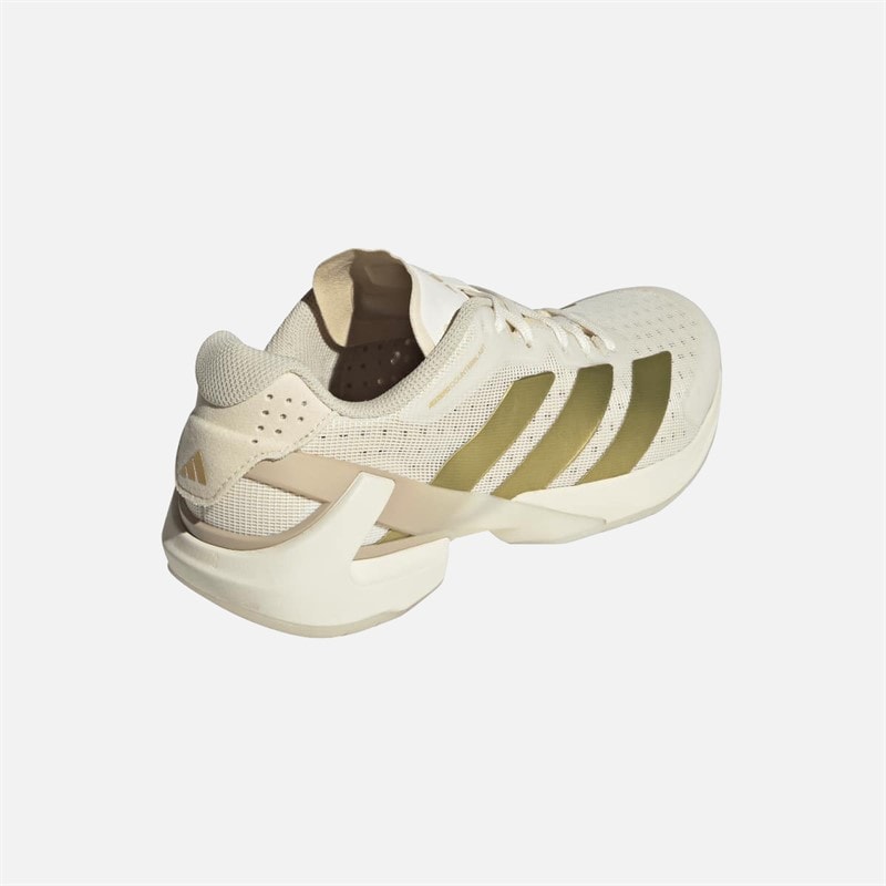 adidas Damesko Courterblast Adizero indendørs bane sko Off White/Gold Metallic/Crystal Sand - Billede 3