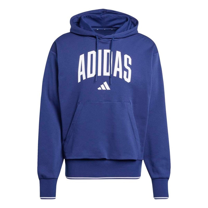 adidas Herre College Hættetrøje Dark Blue/Hvid - Billede 1