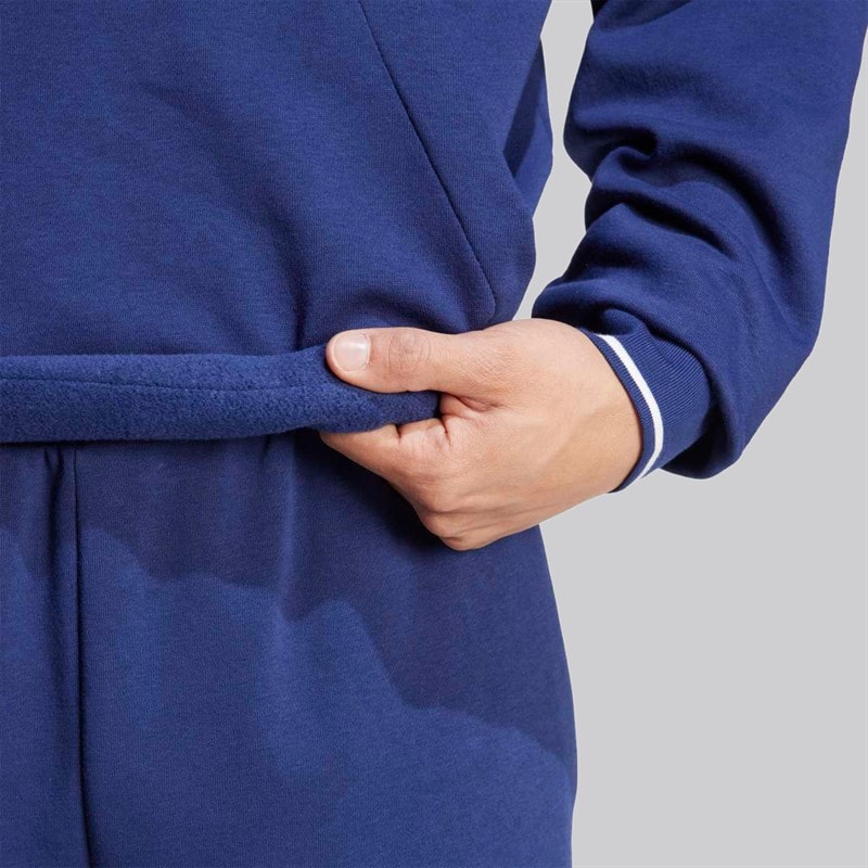 adidas Herre College Hættetrøje Dark Blue/Hvid - Billede 5