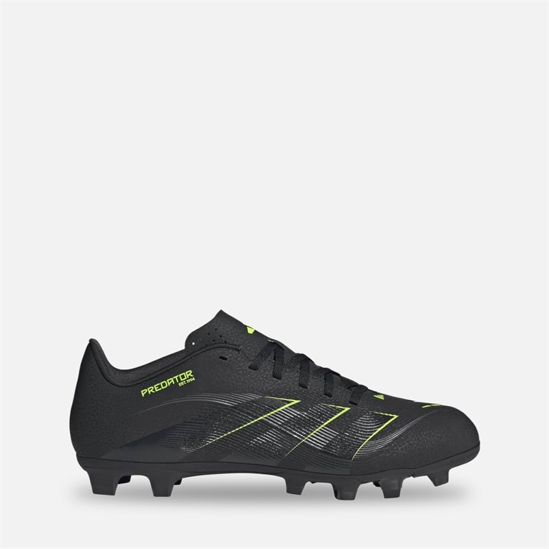 adidas Herre Predator Club FG/MG Fastbund/Multibund Fodboldstøvler Core Black/Carbon/Lucid Lemon