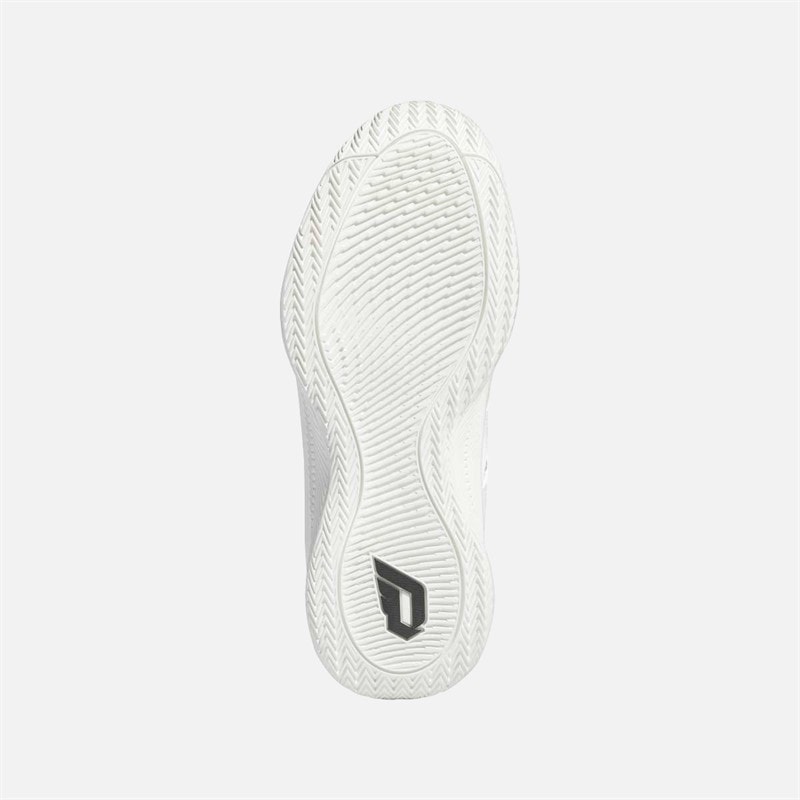 adidas Herre Dame Certificeret 3 Lav Basketball Sko Chalk White/Core Black/Silver Metallic - Billede 2