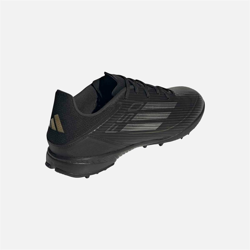adidas Herre F50 Liga Mørk Spark Pakke TF Kunstgræs Fodboldstøvler Core Black/Iron Metallic/Gold Metallic - Billede 3