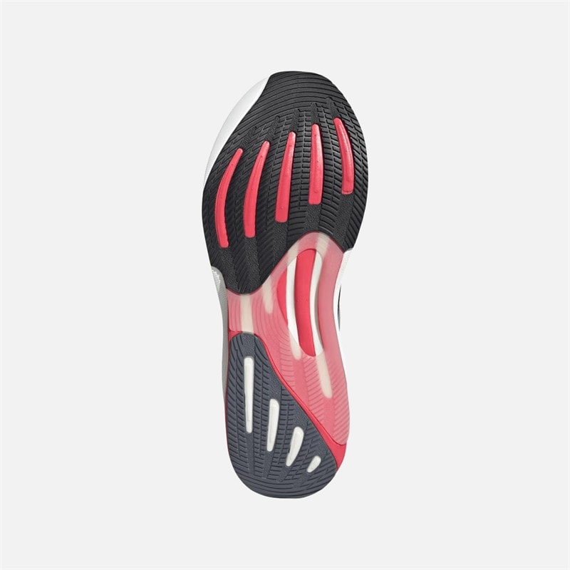 adidas Herre Supernova Rise 2 Neutrale Løbesko Core Black/Halo Silver/Lucid Red - Billede 2