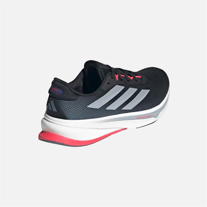 adidas Herre Supernova Rise 2 Neutrale Løbesko Core Black/Halo Silver/Lucid Red - Billede 3