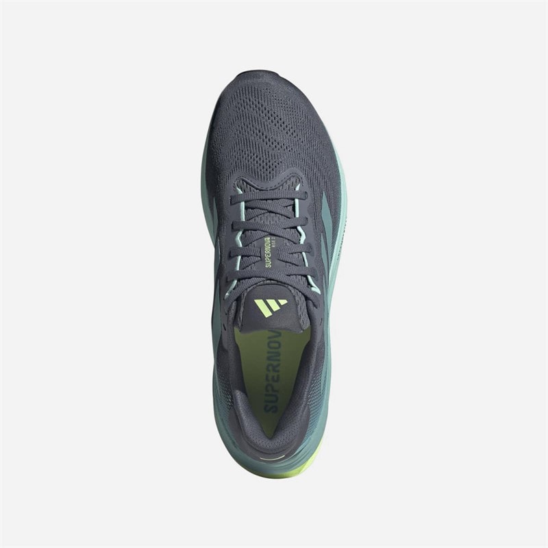 adidas Herre Supernova Rise 2 Neutrale Løbesko Onix/Mint Ton/Hi-Res Yellow - Billede 4