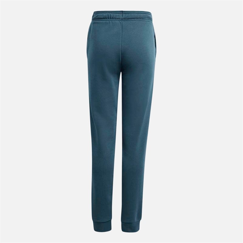 adidas Piger Essentielle Lineære Logo Bomuldsbukser Arctic Night/Hvid - Billede 2
