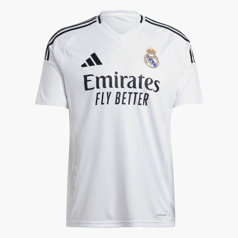 adidas Herre RMCF Real Madrid 24/25 Hjemme Trøje Hvid - Billede 5