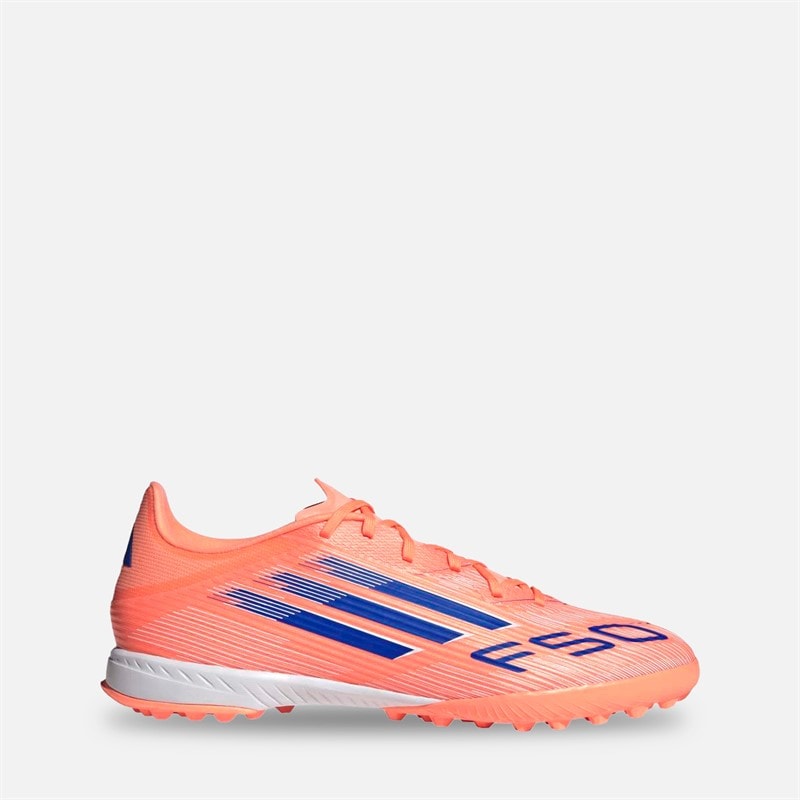 adidas Herre F50 Liga TF Astro Fodboldstøvler Beam Orange/Lucid Blue/Cloud White