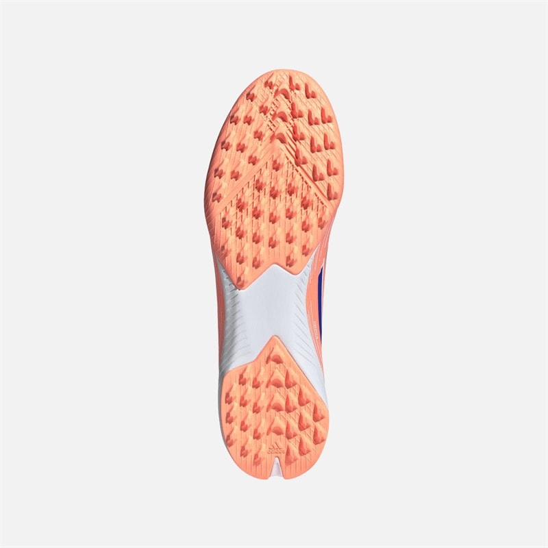 adidas Herre F50 Liga TF Astro Fodboldstøvler Beam Orange/Lucid Blue/Cloud White - Billede 2