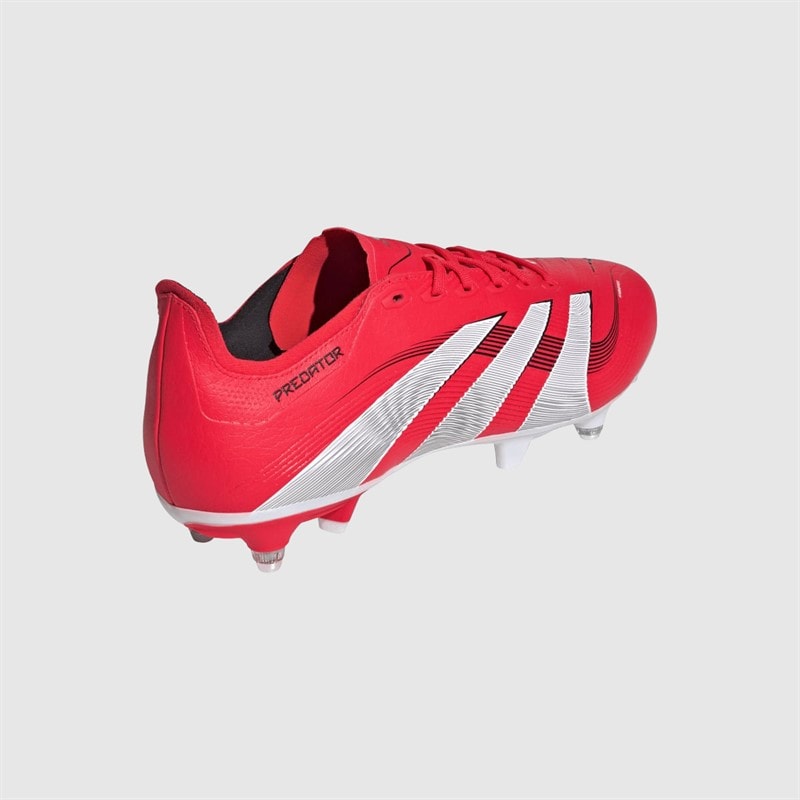 adidas Herre Predator League SG Blød Bund Fodboldstøvler Lucid Red/Cloud White/Core Black - Billede 3