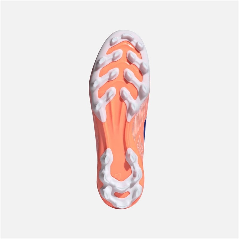 adidas Herre F50 League AG Kunstgræs Fodboldstøvler Beam Orange/Lucid Blue /Cloud White Beam Orange/Lucid Blue/Cloud White - Billede 2