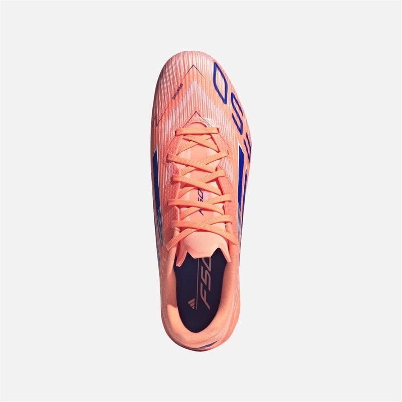 adidas Herre F50 League AG Kunstgræs Fodboldstøvler Beam Orange/Lucid Blue /Cloud White Beam Orange/Lucid Blue/Cloud White - Billede 4
