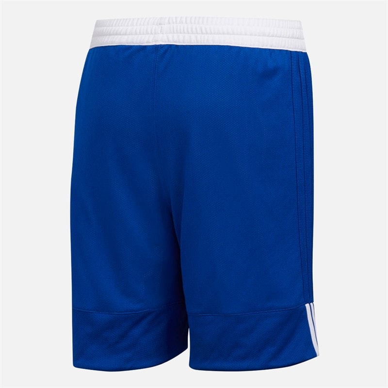 adidas Børne 3G Speed vendbare basketballshorts Collegiate Royal/Hvid - Billede 2