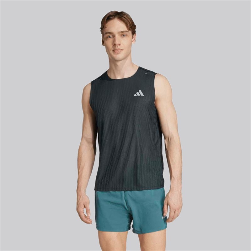 adidas Herre Adi365 Climacool+ Løbe Tanktop Sort/Grey Six - Billede 2