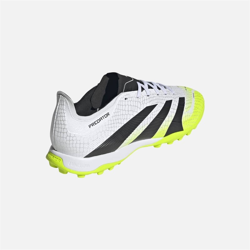 adidas Herre Predator League TF Astro Fodboldstøvler Cloud White/Core Black/Lucid Lemon - Billede 3