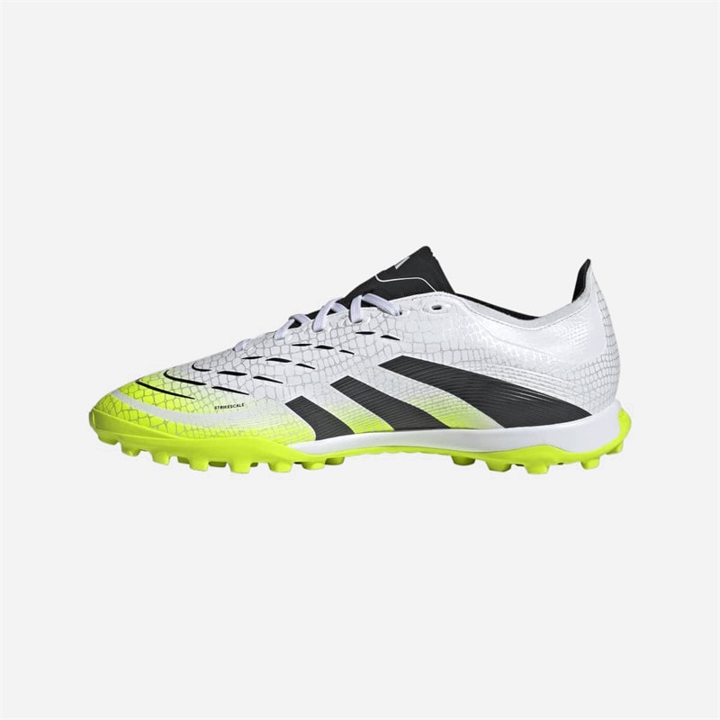 adidas Herre Predator League TF Astro Fodboldstøvler Cloud White/Core Black/Lucid Lemon - Billede 5